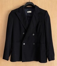 DRIES VAN NOTEN Blazer Jacket Black Double Breasted Women s 42 EU - 10/12 US
