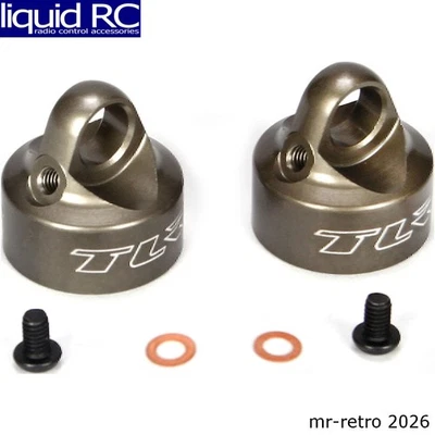 Team Losi Racing 5065 Bleeder Shock Caps Aluminum (2): 22/22T - Image 1 of 2