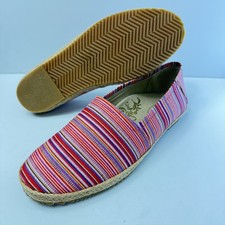 Aetrex Kylie CF129 Women s US 6 EUR 36 Pink Stripe Slip-On Fabric Casual