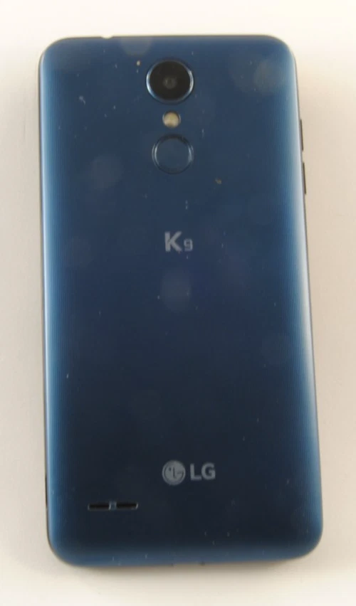 LG K9 smartphone blu usato con caricatore & custodia no batteria - Immagine 4 di 4