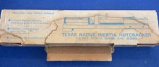 Vintage TEXAS NATIVE INERTIA NUTCRACKER MODEL #7141 ORIGINAL BOX & Instructions