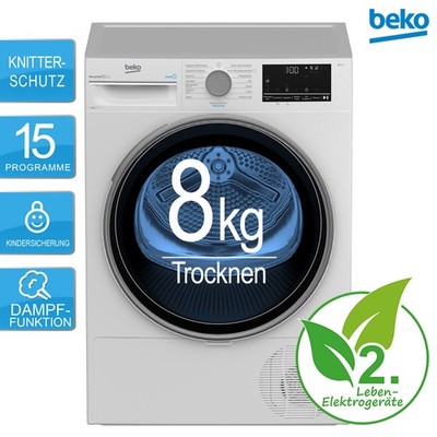 BEKO B3T22491 Wärmepumpentrockner 8kg Aquawave RO_B3T22491_R