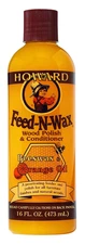 Howard Products Beeswax Wood Polish & Conditioner, Feed-N-Wax for Wood Furniture
