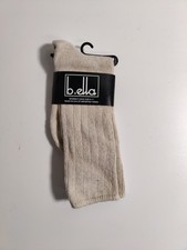 B.ella - Women's socks - tan - Made in USA - Cotton blend **G6**