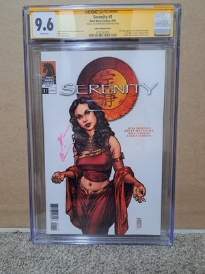 Firefly: Serenity #1 SS CGC 9.6 Auto Morena Baccarin, Jones Variant Cover