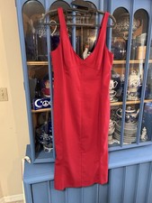 Dolce Gabbana Red dress 30/44. Stunning W Flare. US Size 8