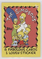 2018 80th Anniversary Wrapper Art Online Exclusive /332 1990 The Simpsons we1