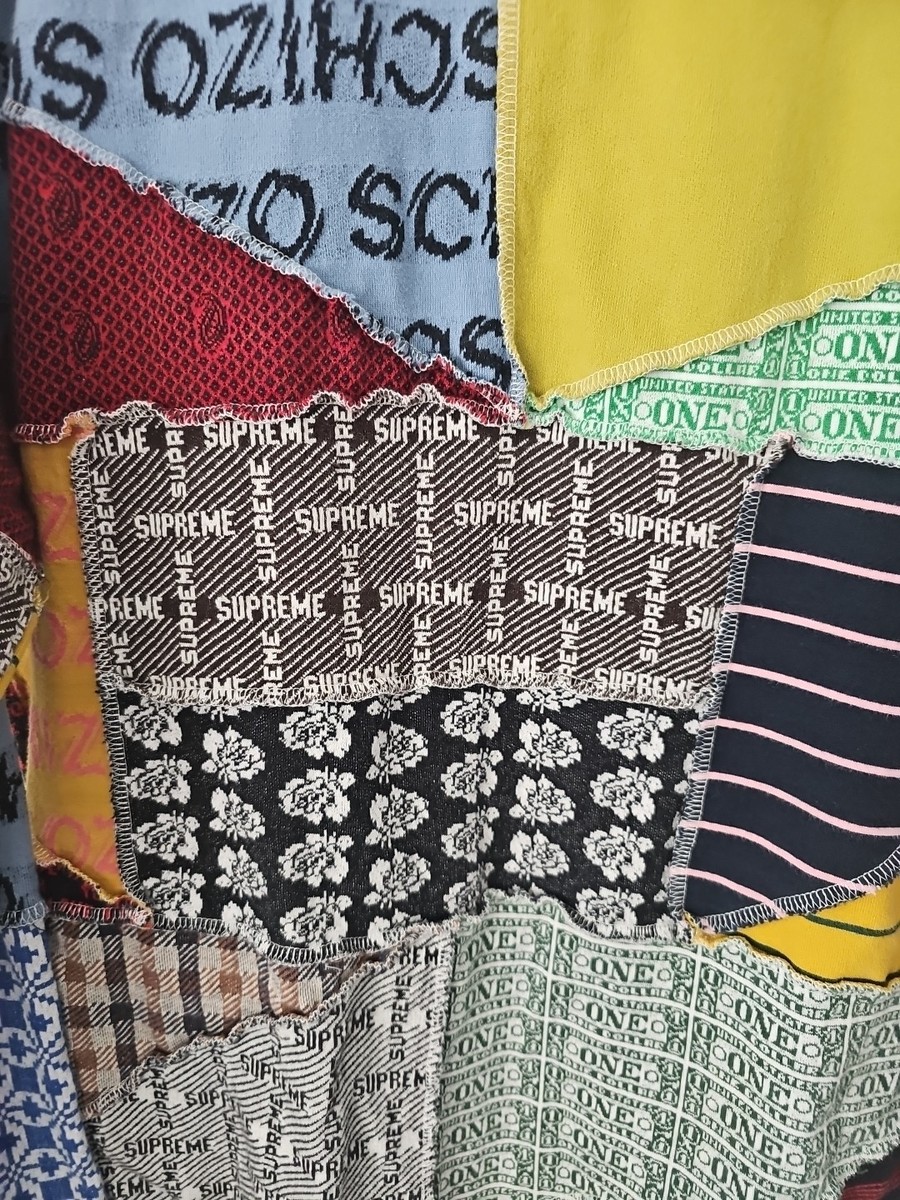 Supreme Mosaic Patchwork Long-Sleeve Top (SS23) – Multicolor Size