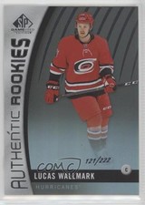 2017-18 SP Game Used Authentic Rookies Rainbow 121/222 Lucas Wallmark #157 i8h