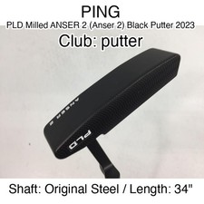 PING PLD Milled ANSER 2 Anser 2 Black Putter 2023 putter Putter 34" Original S