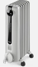 DeLonghi Radia S Oil-Filled Radiator Space Heater, Full Room Quiet 1500W, ECO