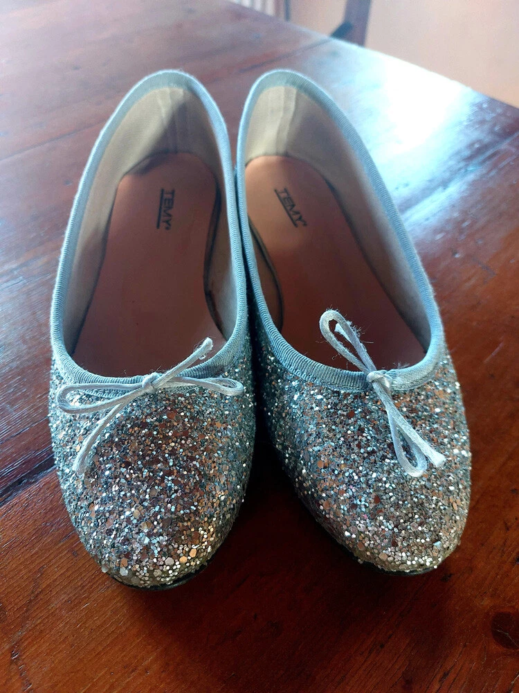 Ballerine glitter best sale argento
