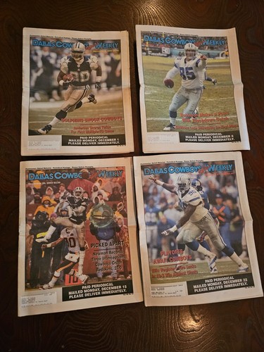 Lot of Vintage Dallas Cowboys Official Weekly - Lot of 4 December 2003 - Bild 1 von 2