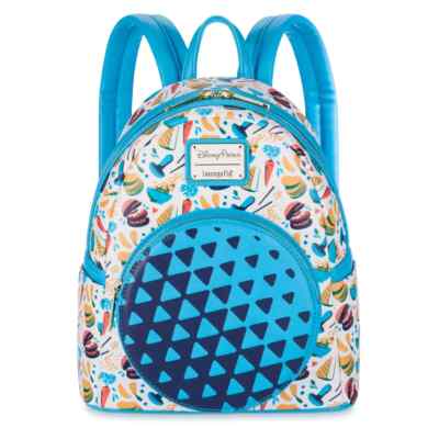 Loungefly Disney Parks Epcot International Food & Wine Festival 2023 Backpack Disney Epcot Food And Wine Festival 2023 Spaceship Earth  main image 4