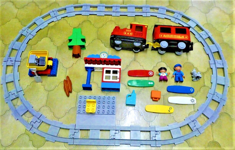 LEGO Duplo Set 10874 Steam Train Complete Working Sounds Action, No Box, No Inst