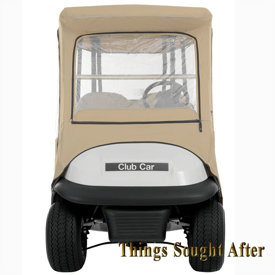 Carro de golf FadeSafe Club Car Precedent i2 personalizado para 2 personas cubierta caqui Foto 4 de 4