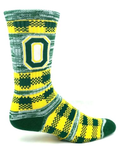 Oregon Ducks grün & gold RMC Quilt Deuce Crew-Socken - Bild 2 von 2
