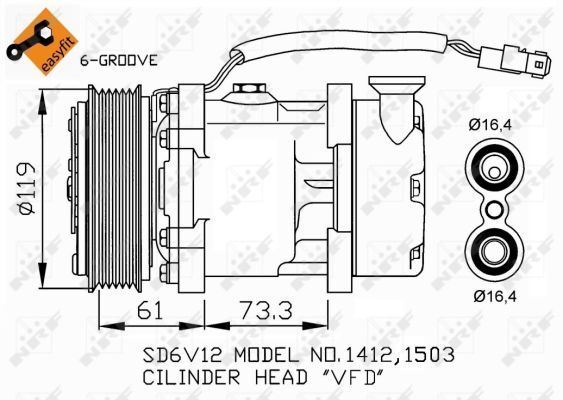 Compresseur de clim Citroën Saxo 1.0 X anti buée et chaleur