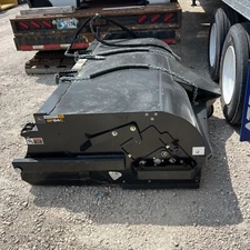 John Deere 84 Inch Skid Steer Bucket Broom Worksite Pro BP84C 