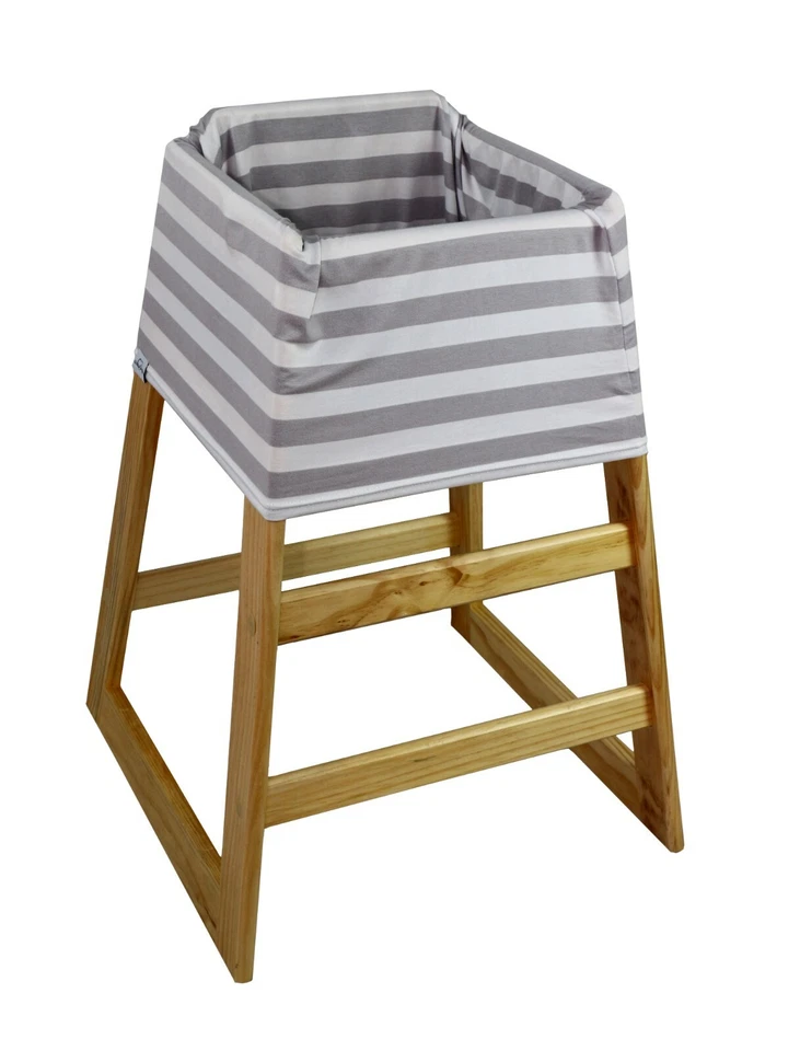 Baby Carseat Canopy Nursing Cart Stroller Cover Gray Striped Drool Bib For Girls - Image 3 of 4