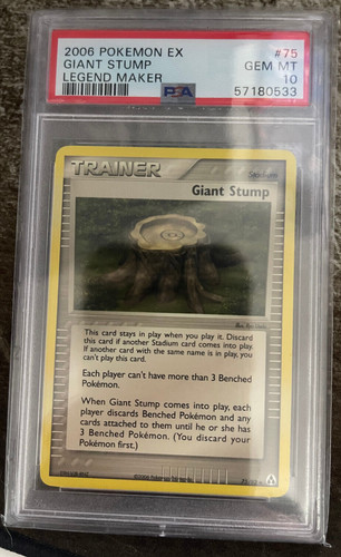 Giant Stump graded PSA 10 for sale on eBay