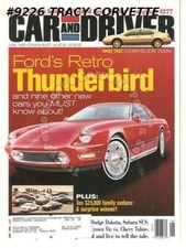 June 1998 Car and Driver Thunderbird Ferrari 456M 1999 Suzuki Grand Vitara JLX