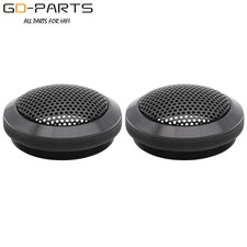 1.5" Solid Aluminum Speaker Cover Grill For Hifi Car Audio Treble Head Black 2PC