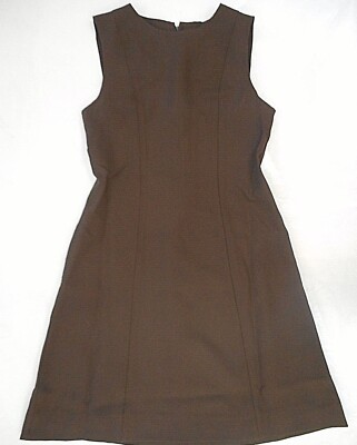 Girls Flynn O'Hara Brown Uniform Jumper Dress Teen Sizes 2 Teen - 16 Teen
