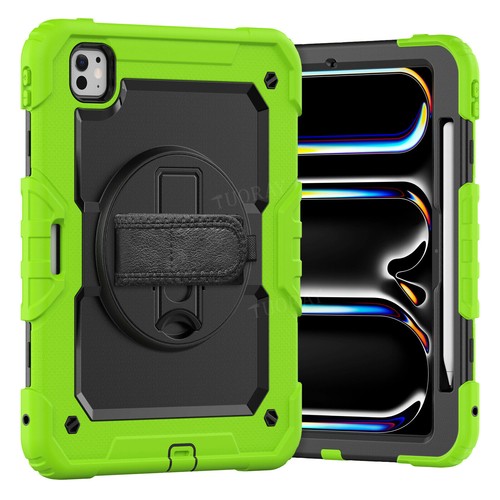 Für iPad 5/6/7/8/9/10 Gen Air 4 5 6 Pro 11 13 Hybrid Outdoor Tasche Gurt Hülle - Bild 122 von 225