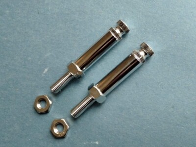 2 x Blinkerstange Honda Four CB 250 350 400 450 500 550 CB 750 + A2 Mutter Fein 