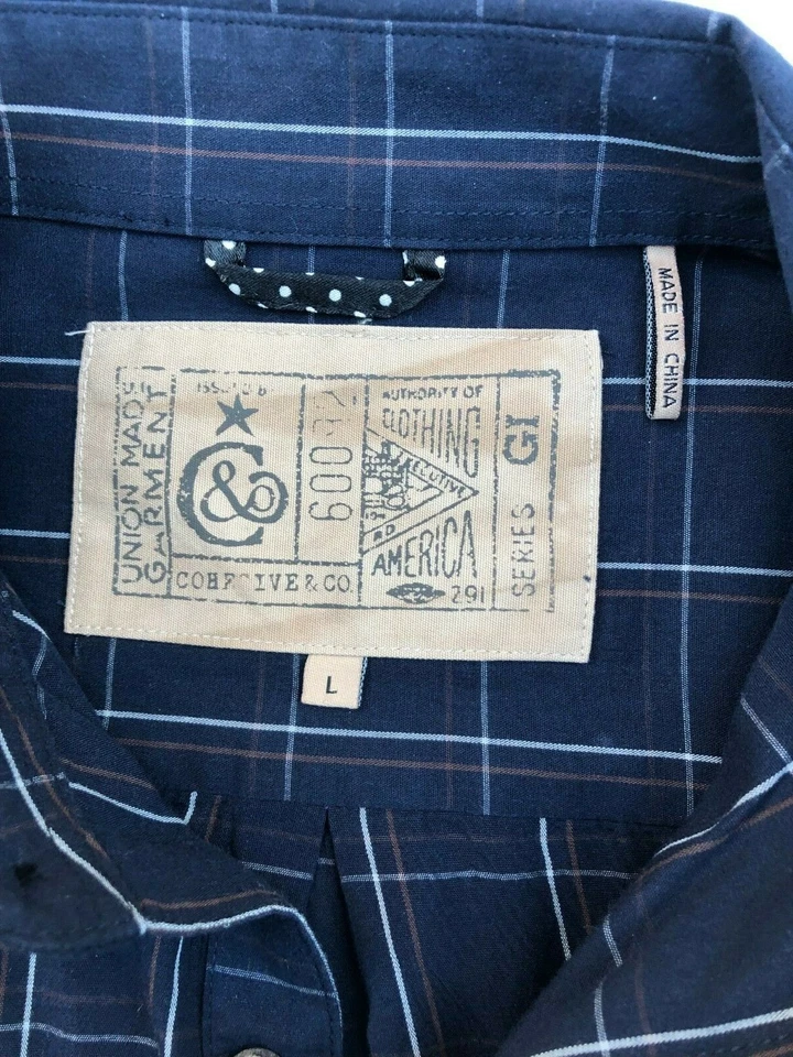 Cohesive&Co. Camisa Hombre Algodón Manga Larga Talla L Foto 4 de 4