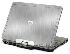BRUSHED ALUMINUM Vinyl Lid Skin Cover Decal fits HP EliteBook 2730P Laptop