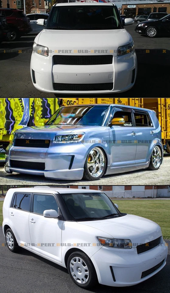 Para 2008-10 Scion XB Badgeless Malla Nido de abeja Negro Brillante Superior + Rejilla Inferior Foto 4 de 4