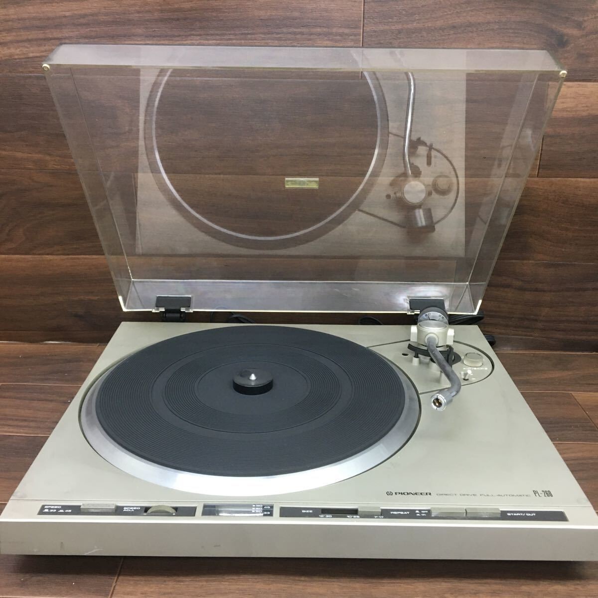 フルオートレコードプレーヤーパイオニアPL260MC PIONEER PL-260 Stereo Turntable Record Player Direct Drive