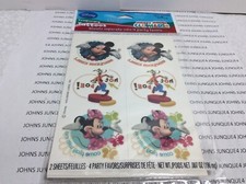 HALLMARK MICKEY MOUSE CLUBHOUSE TEMPORARY TATTOOS New Sealed 12 Total Tattoos