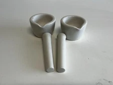 AA4:  2 Sets - Coors Glazed Porcelain Mortar and Pestle set, 60310, 60311