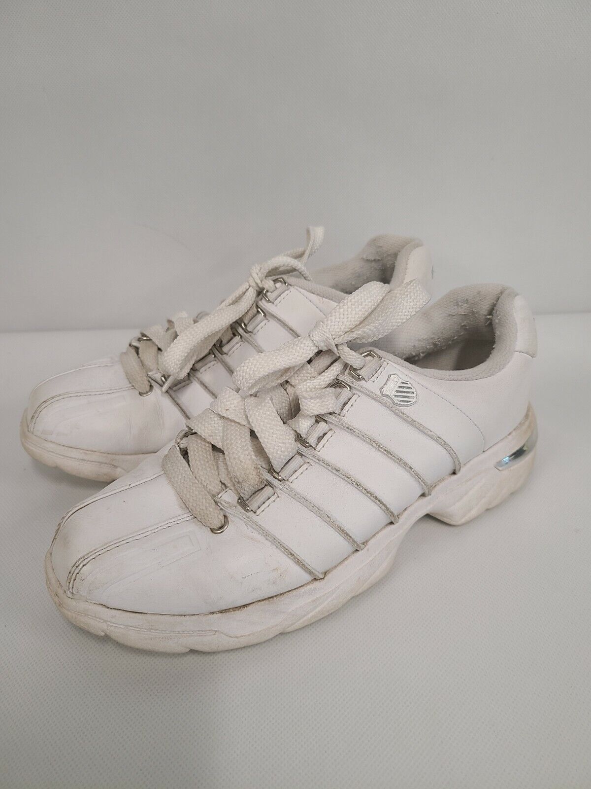 stimuleren Mail Landgoed K-Swiss Womens Sneakers Size 6.5 White Low Top Lace Up Comfort Casual Shoes  | eBay
