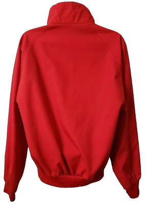 VTG 80s Swingster Jacket S Jake from State Farm Red Embroidery USA