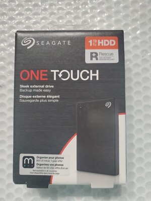 Seagate 1TB External Hard Drive SEALED