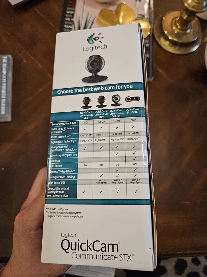 Logitech QuickCam Communicate STX WebCam NEW SEALED - Image 2 of 4