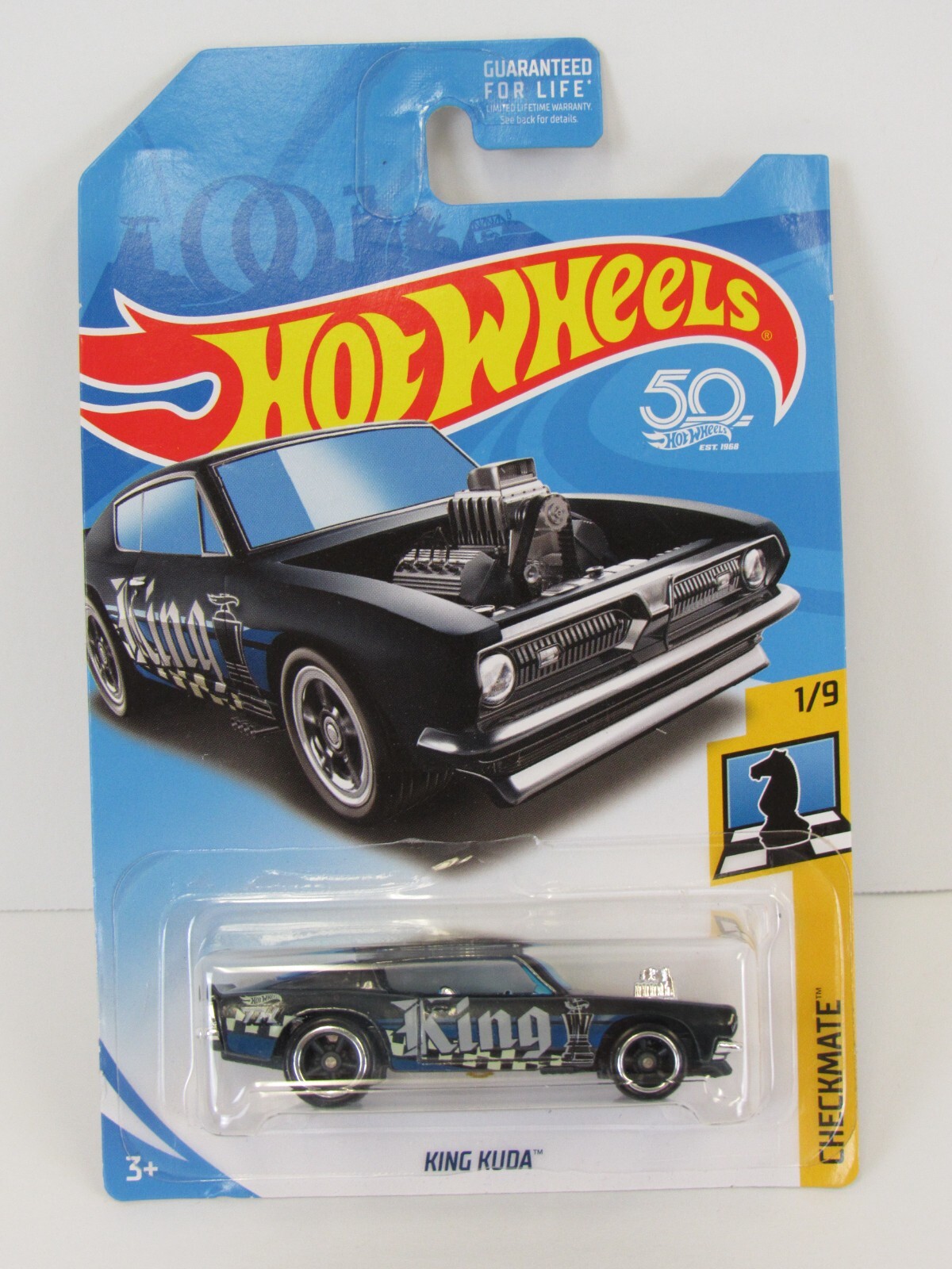 2018 Hot Wheels King Kuda Super Treasure Hunt Real Riders MIP JR102