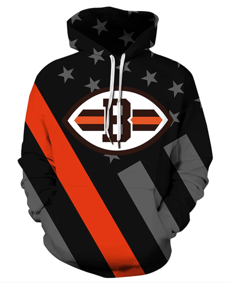 Cleveland Browns Team 3D Hoodie
