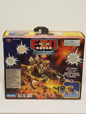 Playmates 1995 Exo Squad Wolf Bronski Subterranean Special Mission E-Frame New
