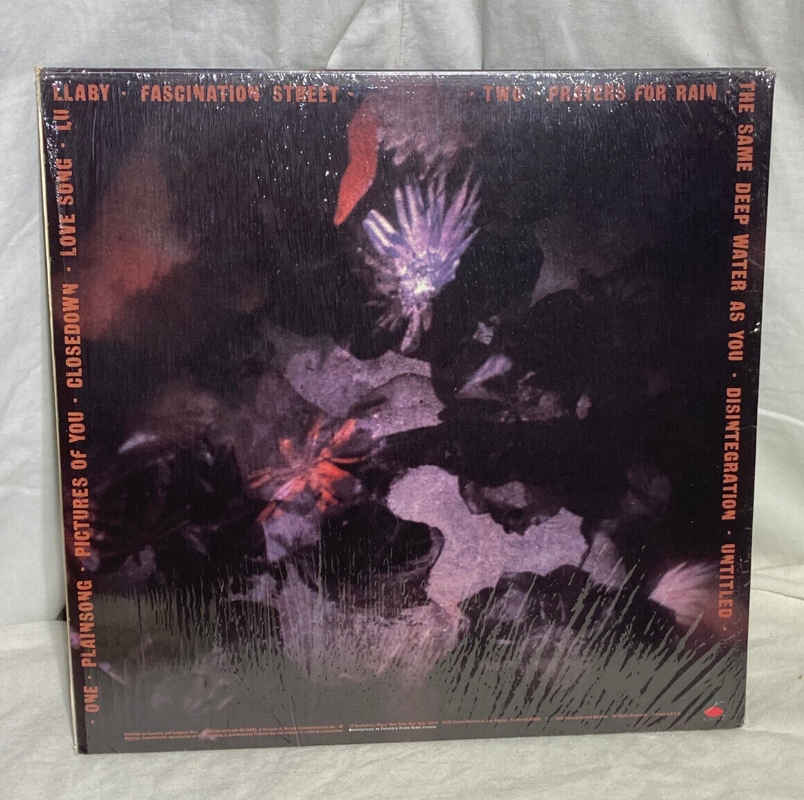 The Cure Disintegration 1989 Vinyl LP Album Elektra Records E1