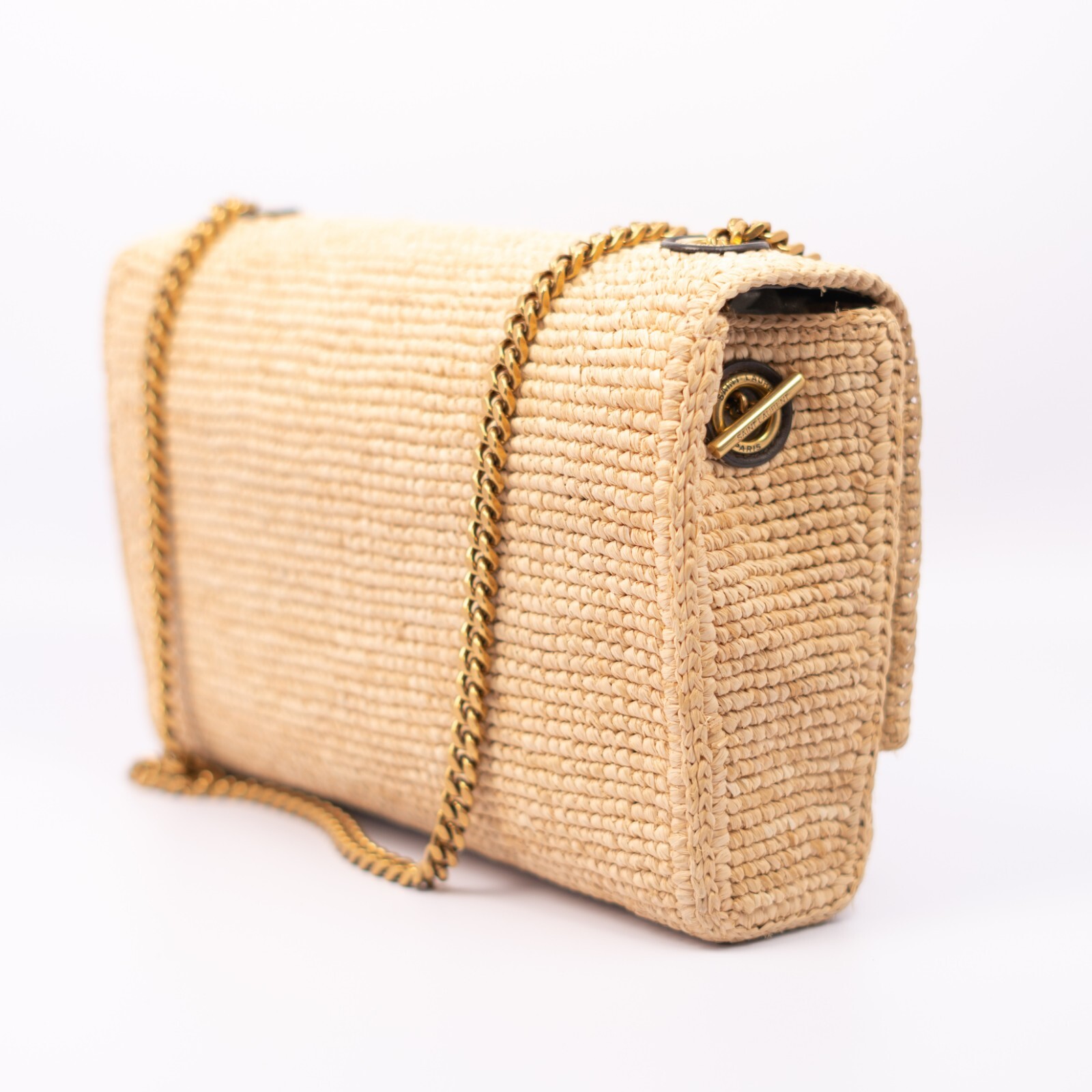 Saint Laurent Kate Raffia Medium