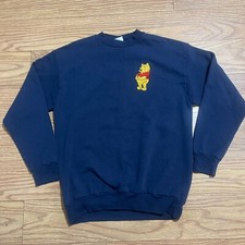 Vintage 90s Disney Winnie the Pooh Pullover Crewneck Sweatshirt XL