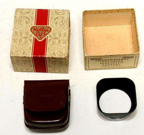 ROLLEI FRANKE & HEIDECKE BAY 1 LENS HOOD-WITH CASE AND BOX-MINT! - Picture 3 of 7