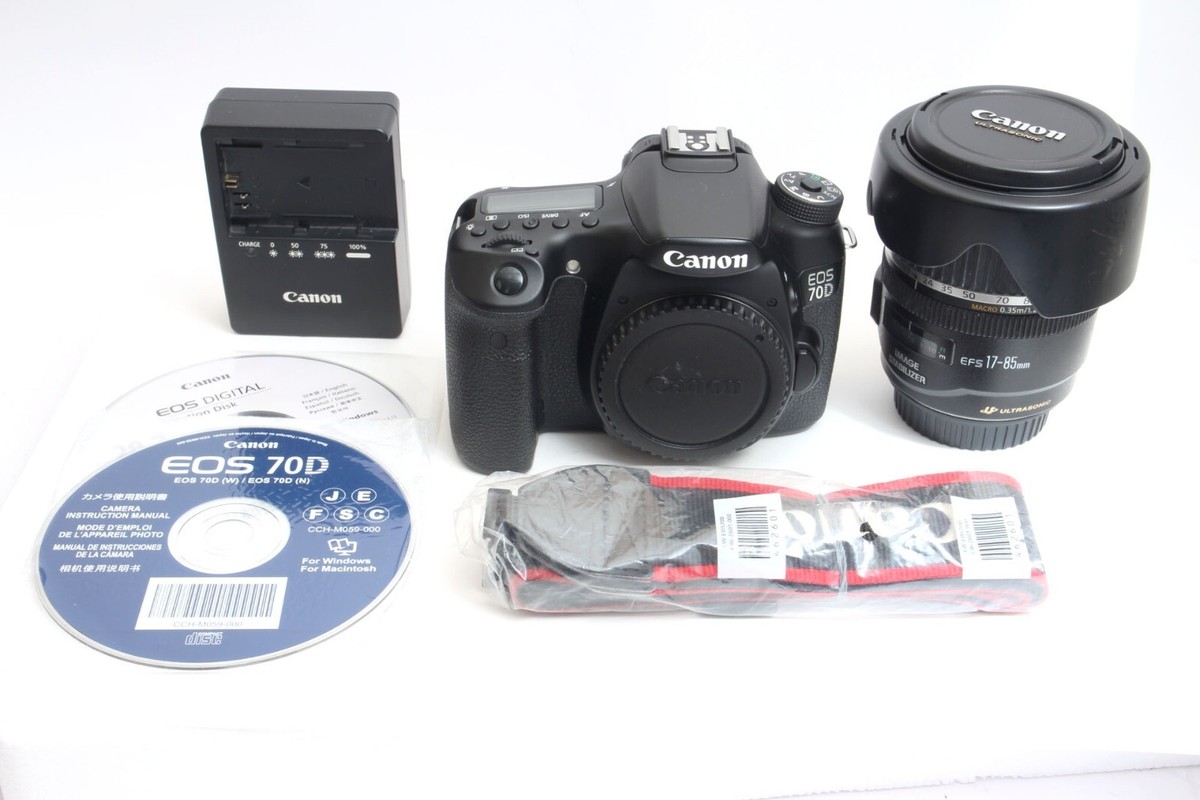 Canon EOS 70D 20.2MP Digital SLR Camera (Kit w/ EF-S 17-85mm F:4  