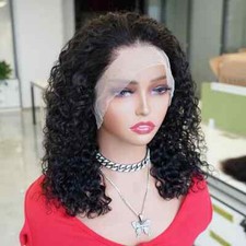 New Wigs Lace Frontal Wig Human Hair Water Wave Short Wigs Hair Ready To Wear US