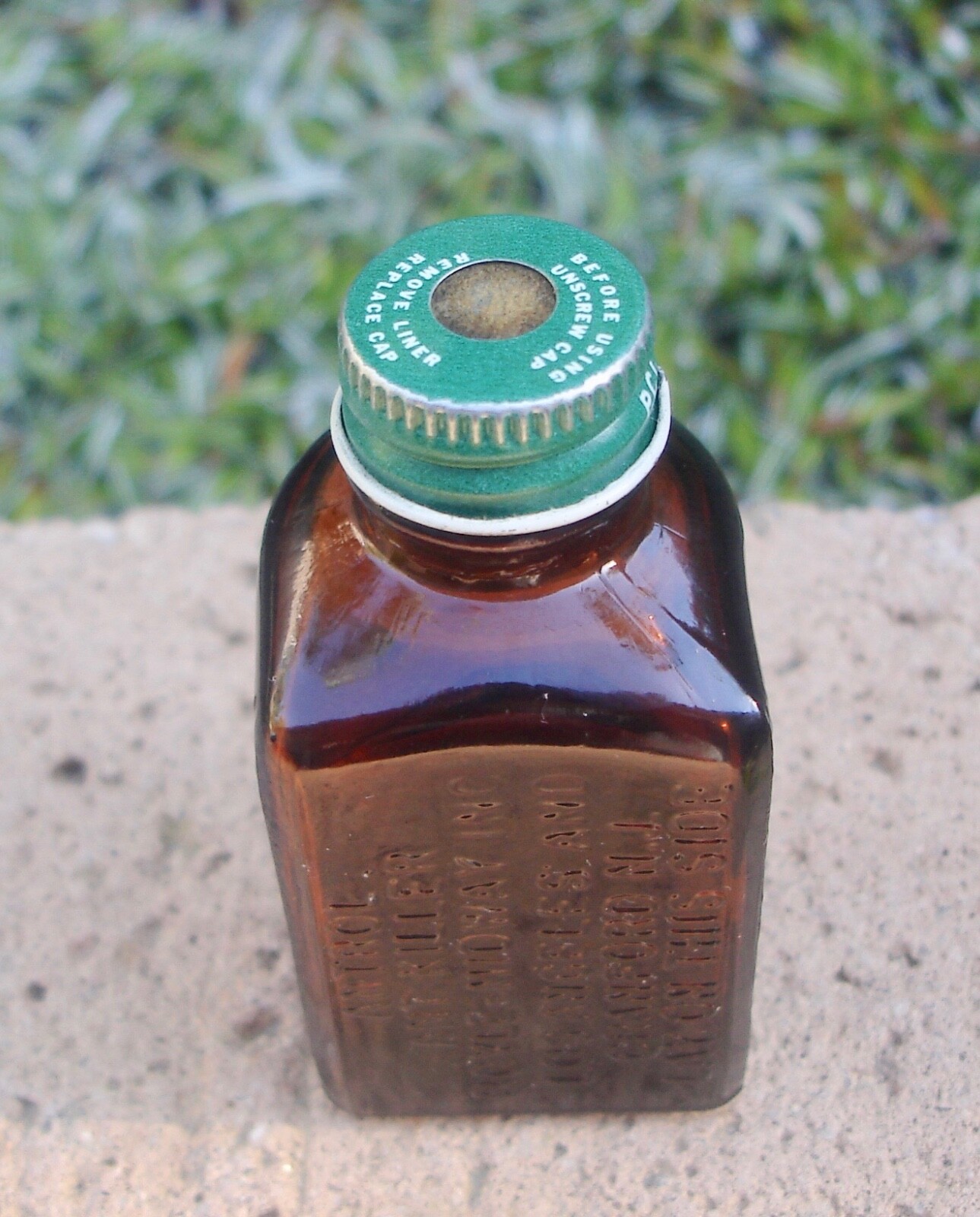 Vintage Antrol Ant Killer Brown Bottle Los Angeles New Jersey Boyle-Midway Nice
